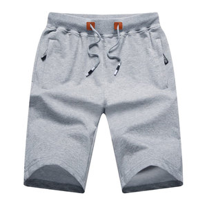 Pantalones Cortos Deportivos para Hombre, 100% Algodón, Casuales, Transpirables, Ecológicos, Cómodos, Corte Recto, Tendencia Diaria - Product Image 1