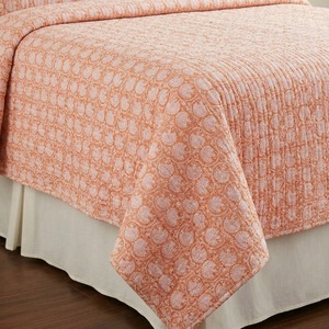 Traditional Printed Cotton Quilt Handmade Reversible All Season <b>Bedding</b> Soft Lightweight Bedspread - Product Image 6
