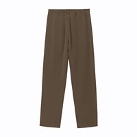 Pantalon de survêtement pour homme, taille élastique, cordon de serrage, bande latérale, bas ouvert, tricoté, coupe ample, léger, écologique