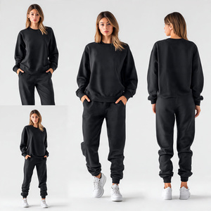<b>Jogger</b> Sweatsuits Women Crew Neck Long Sleeve Sweatshirts <b>Jogger</b> Sweatpants Set Women's <b>Oversize</b> Sweatsuit Tracksuit Women's - Product Image 1