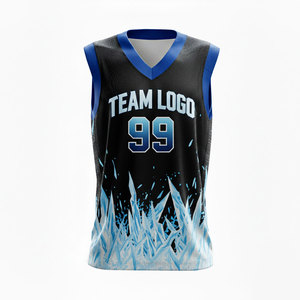 Créez votre propre logo, uniforme de basket-ball respirant, grande taille, sans manches, 100% polyester, prix avantageux, vente flash - Product Image 1