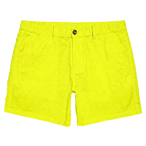 Pantalones Cortos Bermuda Oxford de Algodón Blanco para Hombre, Cintura Media, Cierre de Botones, Estilo Casual, Color Sólido, Tejido Transpirable - Product Image 6