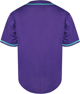 Fournisseur de maillots de baseball sérigraphiés en 100 % polyester pour clubs sportifs et équipes, maillot respirant à manches courtes et séchage rapide - Product Image 5