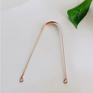 Nettoyeur de langue en cuivre, gratte-langue, brosse d'hygiène buccale, nettoyeur de langue en métal pour usage domestique - Product Image 5