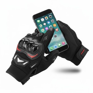 Breathable Fabric Men Motorbike Racing <b>Gloves</b> Factory Manufacture 100% Leather Made Riding <b>Gloves</b> - Product Image 4