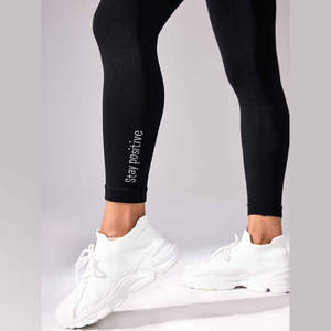 Legging de sport sans couture à taille haute avec contrôle du ventre à pois, legging de yoga non transparent pour femme, pantalon de fitness idéal pour l'OEM - Product Image 5