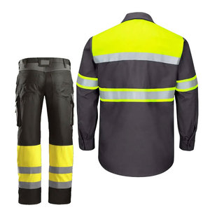Vêtements de travail haute visibilité ajustables pour hommes, prix de gros abordable, qualité supérieure, sur mesure, respirants, grandes tailles - Product Image 2