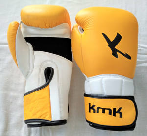 ถุงมือชกมวยแบบมีเชือกผูกออกแบบสไตล์ไทยถุงมือชกมวยโลโก้ฝึกซ้อมแบบมืออาชีพ - Product Image 1