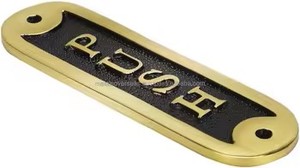 Please <b>Ring</b> The Bell Brass Door Sign Casted Gold Black Plaque <b>Plate</b> Home Entrance Guest Welcome Decorative Sign - Product Image 4