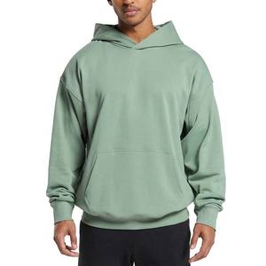 Sudaderas con Capucha para Hombre, Lisas, con Logotipo Personalizado Bordado, Transpirables, de Algodón y Poliéster, Moda Otoñal, Tendencia en Ropa Urbana - Product Image 4