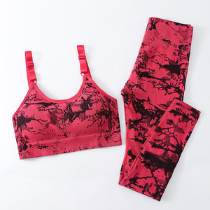 Sportswear <b>Seamless</b> Yoga Set Workout Clothes Women Crop Top High Waist <b>Leggings</b> Sports Yoga Wear - Product Image 2