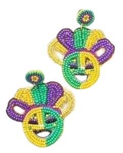 Pendientes Elegantes Hechos a Mano con Cuentas de Flor de Loto, Joyería Étnica, Combinación de Colores Ricos, Cristales Destacados, para Mujer 2026 - Product Image 4