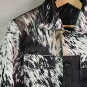 เสื้อแจ็คเก็ตหนังวัวแท้คุณภาพสูงสำหรับผู้ชาย ดีไซน์คอตั้งแบบซิป กันลม เสื้อคลุมกันหนาวสำหรับฤดูหนาว - Product Image 3