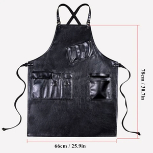 Tablier de Barbier Artisanal Personnalisé en Cuir de Qualité avec Logo Personnalisé, Tablier de Barbier Imprimé sur Mesure - Product Image 4