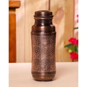 Durable Design <b>Copper</b> <b>Drinking</b> <b>Bottle</b> Strong Water Storage for Gym Office Travel Use - Product Image 2