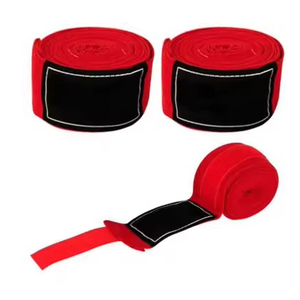 Bandages de boxe en coton et polyester avec logo personnalisé, bandages élastiques pour le kickboxing, équipement de protection sportive, bandages pour les mains - Product Image 3