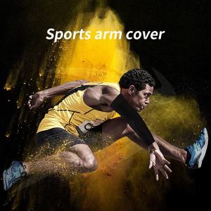 Mangas de compresión personalizadas para hombre, transpirables, con protección UV, para deportes, venta al por mayor. - Product Image 2