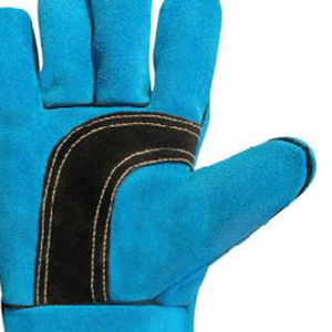 High Demanding Full Finger Cowhide Leather Welding <b>Gloves</b> Heavy Duty Comfortable Hand Grips Protective Trending Welding <b>Gloves</b> - Product Image 6