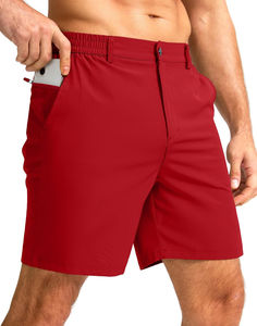 Pantalones Cortos de Golf Elásticos para Hombre, Transpirables, Ecológicos, de Cintura Alta, Hasta la Rodilla, de Secado Rápido, Ligeros, Casuales, de Alta Calidad - Product Image 1