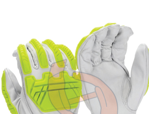Gants de protection anti-coupure 10 mil, anti-statiques, compatibles écran tactile, en latex durable, avec dos en caoutchouc, stériles, 10 pouces, pour les mains et les bras, fabriqués en usine - Product Image 2