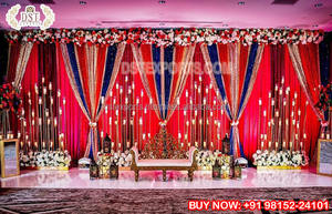 New Design Asian Style Tall Gold Metal Candlesticks Wedding Stage <b>Backdrop</b> Metal Candelabra <b>Stand</b> Wedding Decorations pillars uk - Product Image 3