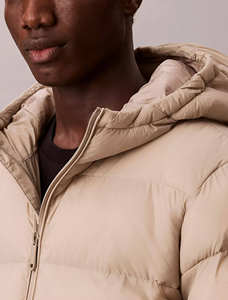 Chaqueta Acolchada de Diseño Vintage Color Caqui para Hombre, Chaqueta Bomber de Nailon con Relleno, Chaqueta Impermeable Acolchada - Product Image 5