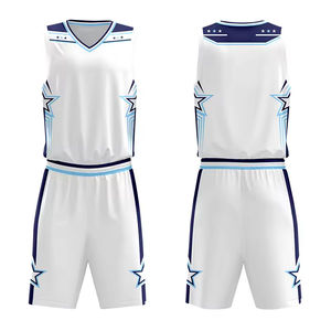 Maillots de basket imprimés en gros, grandes tailles, avec broderie du numéro d'équipe, uniformes respirants pour hommes - Product Image 6