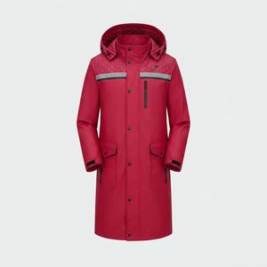 Chaqueta Impermeable para Hombre, con Cuello Alto, Cierre de Cremallera, para Invierno, Uso Casual al Aire Libre, Secado Rápido, Ligera, con Logotipo Frontal, Precio Económico - Product Image 3