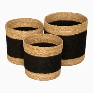 Cesta de Almacenamiento Artesanal de Paja Natural Tejida a Mano, Cesta Tejida Ecológica de Alta Calidad - Product Image 5