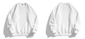 Sudadera Bordada de Invierno, Color Sólido, Algodón, Cuello Redondo, para Hombre - Product Image 6