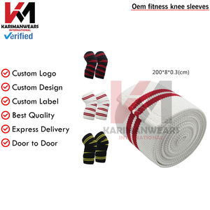 Custom Team <b>Knee</b> <b>Sleeves</b> Men Women <b>Compression</b> Gym Training OEM Supplier - Product Image 4