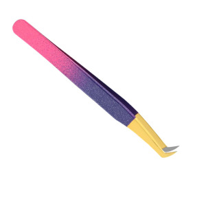 Pinzas de Extensión de Pestañas de Acero Inoxidable de 90 Grados de Calidad Premium, Diseño Innovador en Forma de L, Alta Precisión y Ligeras - Product Image 6