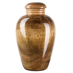 Urne funéraire en bois faite à la main, bois naturel poli, urne commémorative personnalisée, urne funéraire pour cendres d'adultes - Product Image 3