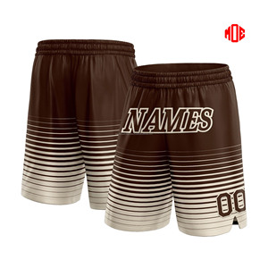 Short de sport de gym personnalisé pour hommes, long, respirant, rétro, basket-ball, basket-ball, service OEM, peigné, personnalisable par le fabricant - Product Image 4