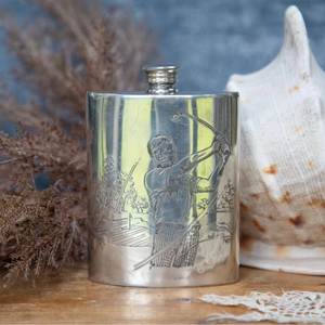 7. Gourde à whisky en métal personnalisée OEM, finition mate, vente en gros - Product Image 1