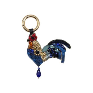 Porte-clés artisanal perlé en forme d'oiseau et d'étoile de mer, breloque de sac animale marine, pendentif de créateur, cadeau, fournisseur en gros - Product Image 5