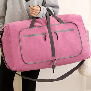 Sac de voyage convertible vert olive et noir personnalisé, résistant à l'eau, multi-poches, sac de sport pour week-end - Product Image 6