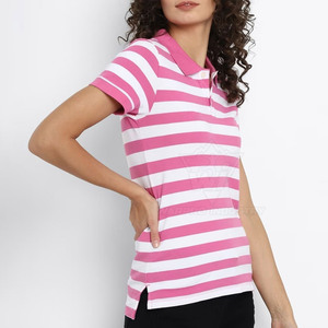 Camiseta Polo Personalizada para Mujer, Ligera, de Tela Suave, Estilo Casual, para Uso Diario - Product Image 4