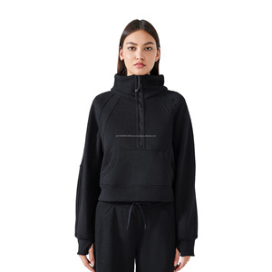 Vente en gros de vêtements de sport de loisirs de haute qualité pour femmes, 320 g/m², ensembles de sport de deux pièces, sweat-shirt et jogging, ensembles pour femmes - Product Image 3