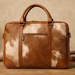 Bolsos cruzados de cuero vacuno con pelo, hechos a mano, de alta calidad, proveedor mayorista, OEM, moda personalizada a precio asequible - Product Image 5