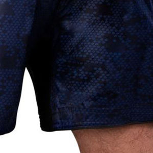 Shorts de sport pour hommes en toile polyester/coton, confortables, extensibles, avec ceinture élastique, poches, couleur unie, décontractés, écologiques, imperméables, séchage rapide - Product Image 5