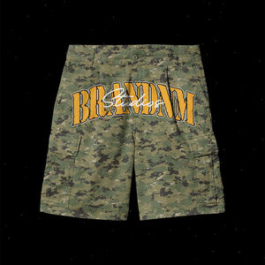 Ensemble deux pièces tricoté en coton délavé pour homme – T-shirt sans manches et short de survêtement à bords bruts pour l'été – Motif 3D formel - Product Image 3