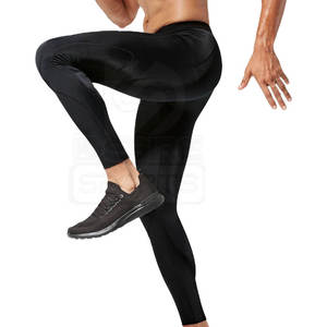 กางเกงเลกกิ้งออกกำลังกายผู้ชาย ระบายอากาศ แห้งเร็ว เอวยางยืด ผ้าสแปนเด็กซ์/โพลีเอสเตอร์ สำหรับวิ่งและออกกำลังกายในยิม - Product Image 2