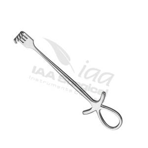 Écarteur chirurgical manuel 195 mm (7,34 po) à 4 branches, mâchoires émoussées, profondeur 9,30 mm, largeur mâchoires 16,30 mm, usage hospitalier - Product Image 2