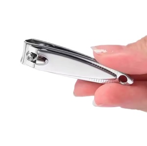 Factory <b>Cheap</b> Baby Finger Nail Clipper Stainless Steel Carbon Steel Silver Small Portable Wide Jaw Opening Curved Blade Bulk - Product Image 5