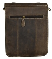 Tas Selempang Kulit Asli 100% Warna Coklat, Model Terbaru 2026, Kasual, Kecil, Buatan Tangan, Grosir, Untuk Pria