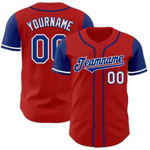 Camiseta de Béisbol Yourteams para Hombre, Manga Corta, Cuello en V, Degradado Azul, Sublimada, Absorbe la Humedad, Corte Regular, Ropa Deportiva para Adultos - Product Image 5