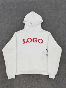 Factory <b>Direct</b> Sales Hot Sale 450g Heavy Cotton Puff Print Celebrity Same Hip Hop Sp-Web Casual Hoodie Pakistan - Product Image 3