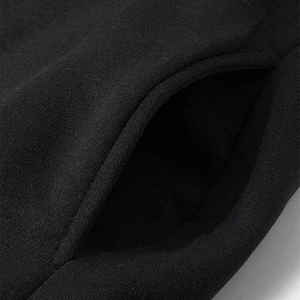 Black Hooded With <b>Red</b> Hooded All Size Customized Material Pullover Cotton Men's Hoodies For Sale - Product Image 2