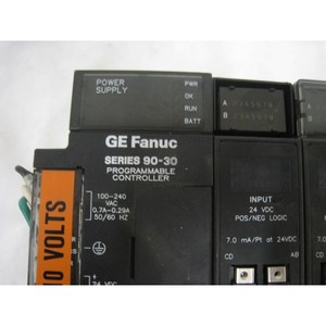 GE FANUC SERIES 90-30 PROGRAMMABLE CONTROLLER, GE - อุปกรณ์และอะไหล่เซมิคอนดักเตอร์ระดับโลกที่เชื่อถือได้จาก GE - Product Image 1
